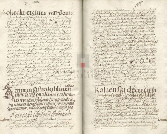 Warsaw 1578. Establishment of the Crown Tribunal